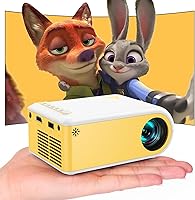 Vista 9 de KSAN Mini Proyector, Proyector con WiFi y Bluetooth, Proyector de Película con Soporte 1080P y Altavoz Integrado, Compatible con Smartphone, HDMI