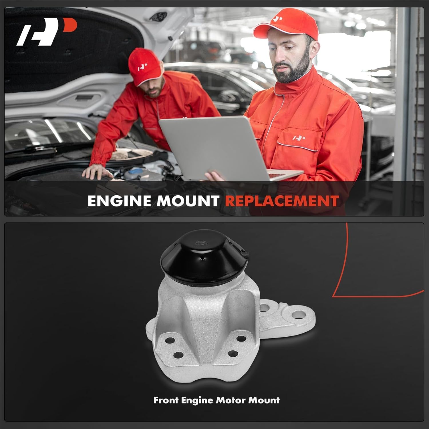 A-Premium Front Side Engine Motor Mount Compatible with Ford Explorer 2011-2019, Police Interceptor Utility 2013-2015, 3.5L 3.7L