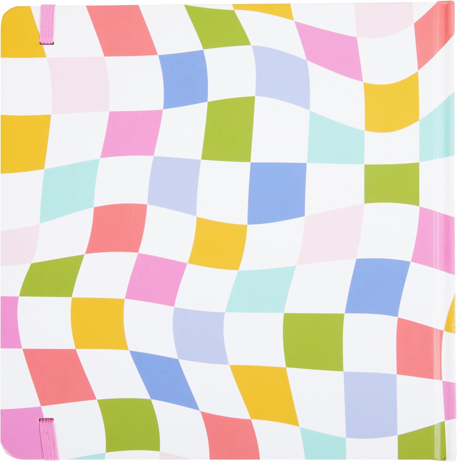 C.R. Gibson J3N1S-25500 N Squared Checkerboard 3-in-1 Blank, Dot Grid, and Lined Journal with 480 Pages, 8.11" x 8.39", Multicolor