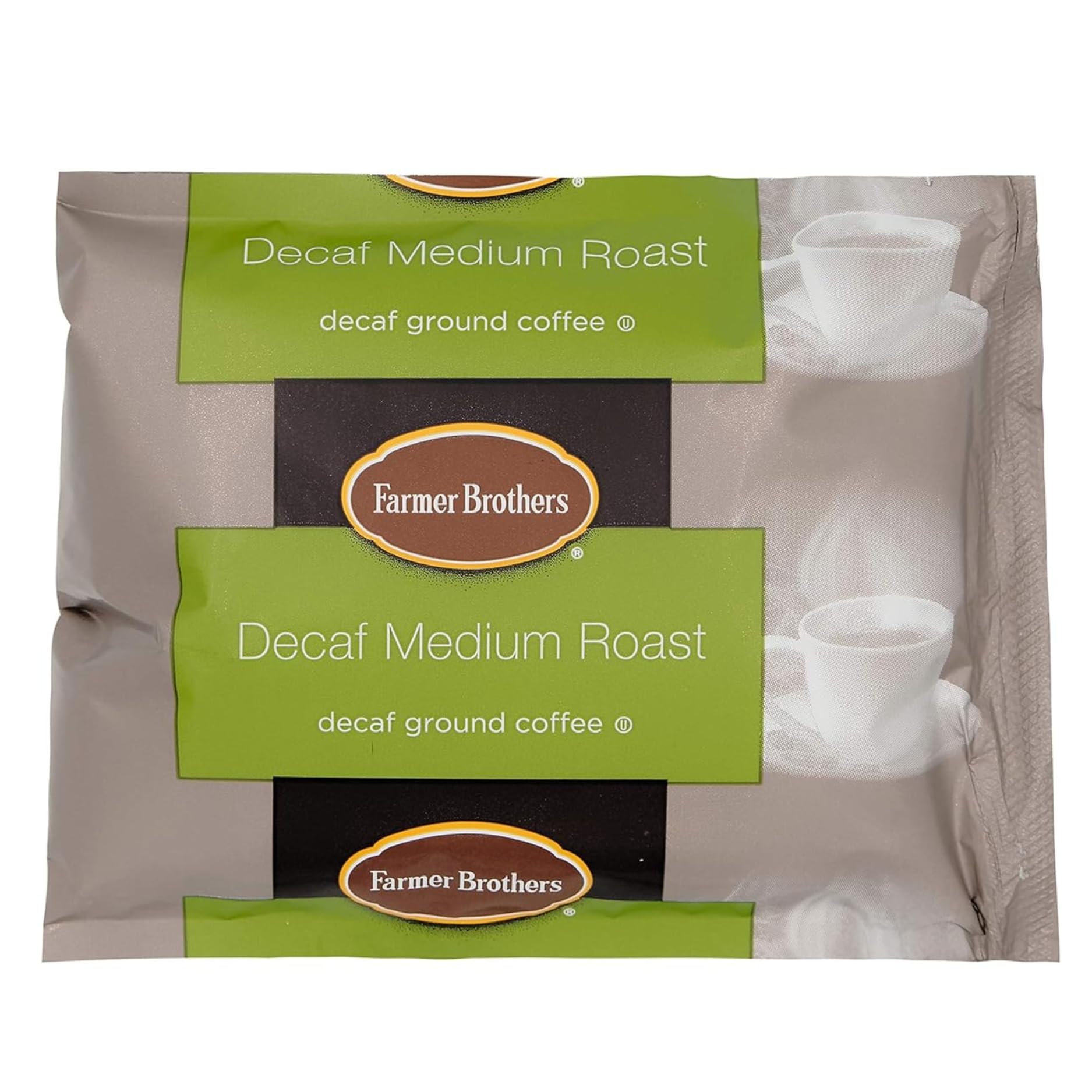 Amazon.com : Farmer Brothers Coffee - Ground Medium Roast Decaf 2 Oz  Portion Packs (Bulk 40 Pack - $1.38 cost per pack) : Grocery & Gourmet Food