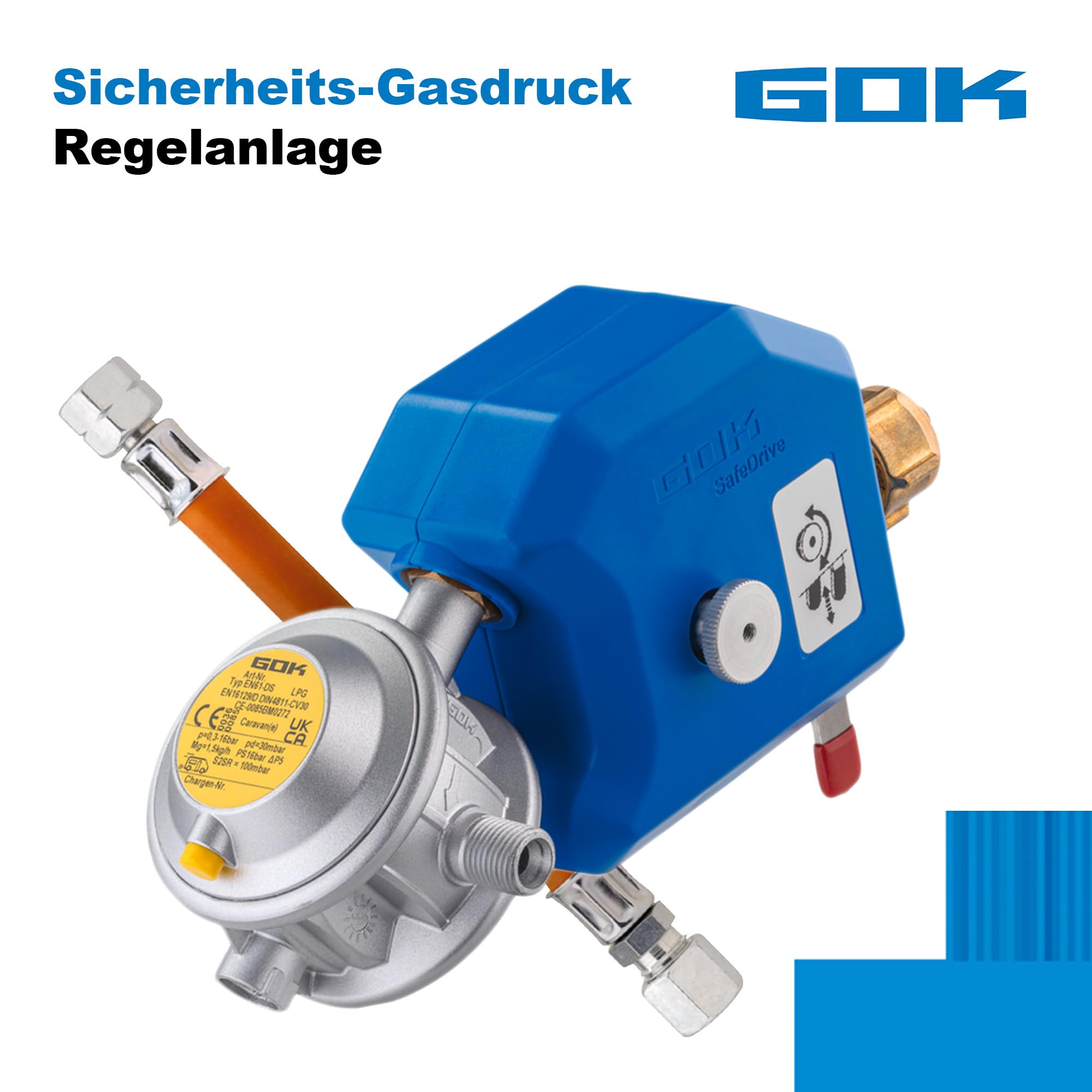 GOK Caramatic SafeDrive 50 Mbar 1,5 Kg/h G.12 KLF X RVS10/8 SV - Foto 2
