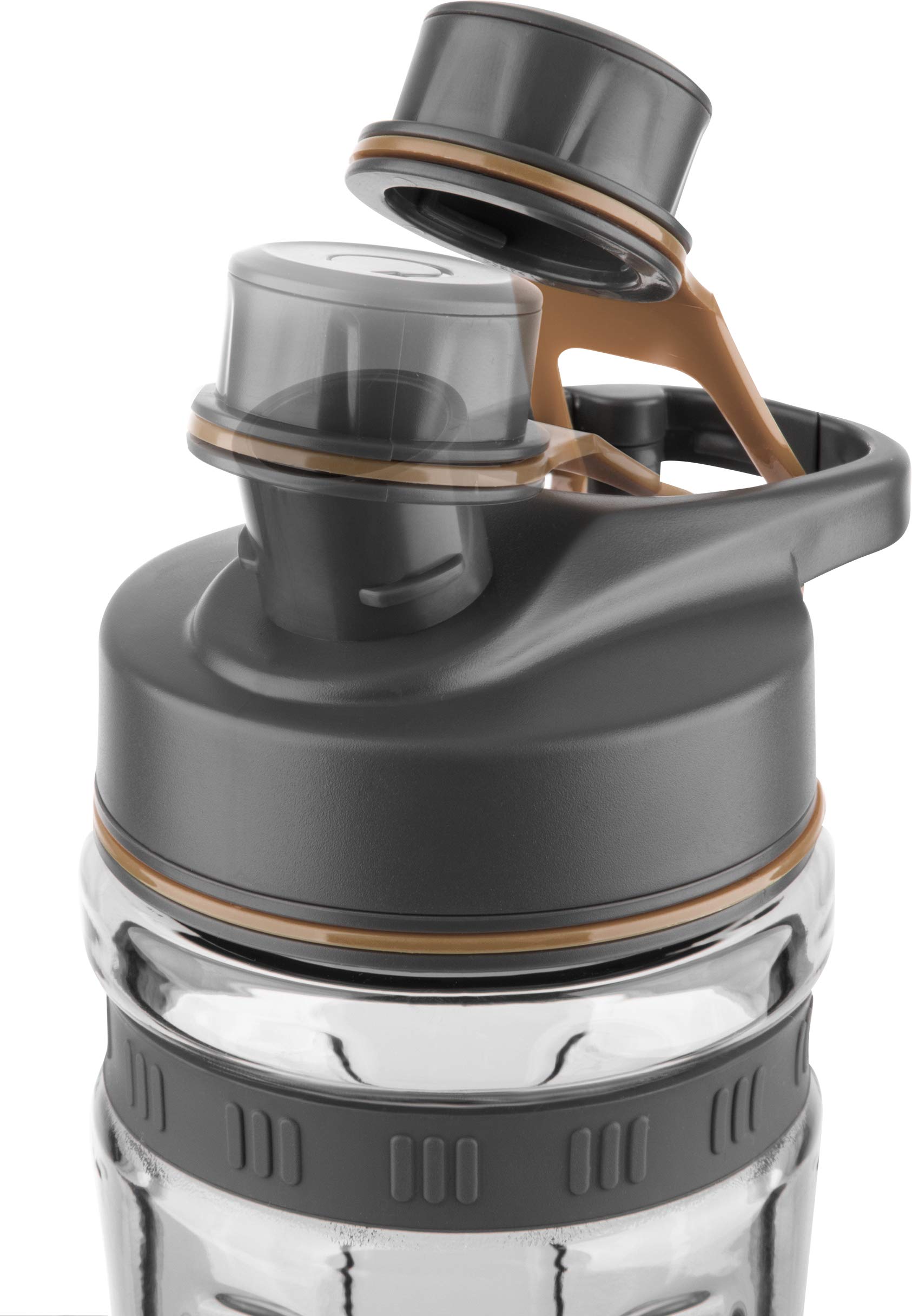 SENCOR SBL 7077CH - Batidora de vaso para smoothies (con 2 botellas deportivas, sin BPA)
