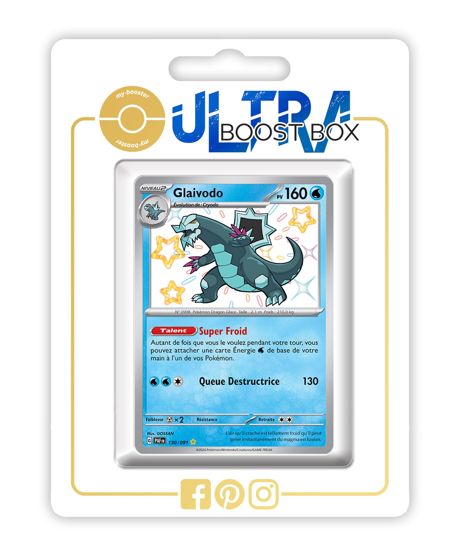 my-booster Pokémon Company SV045-FR24-UB-130, Multicolore
