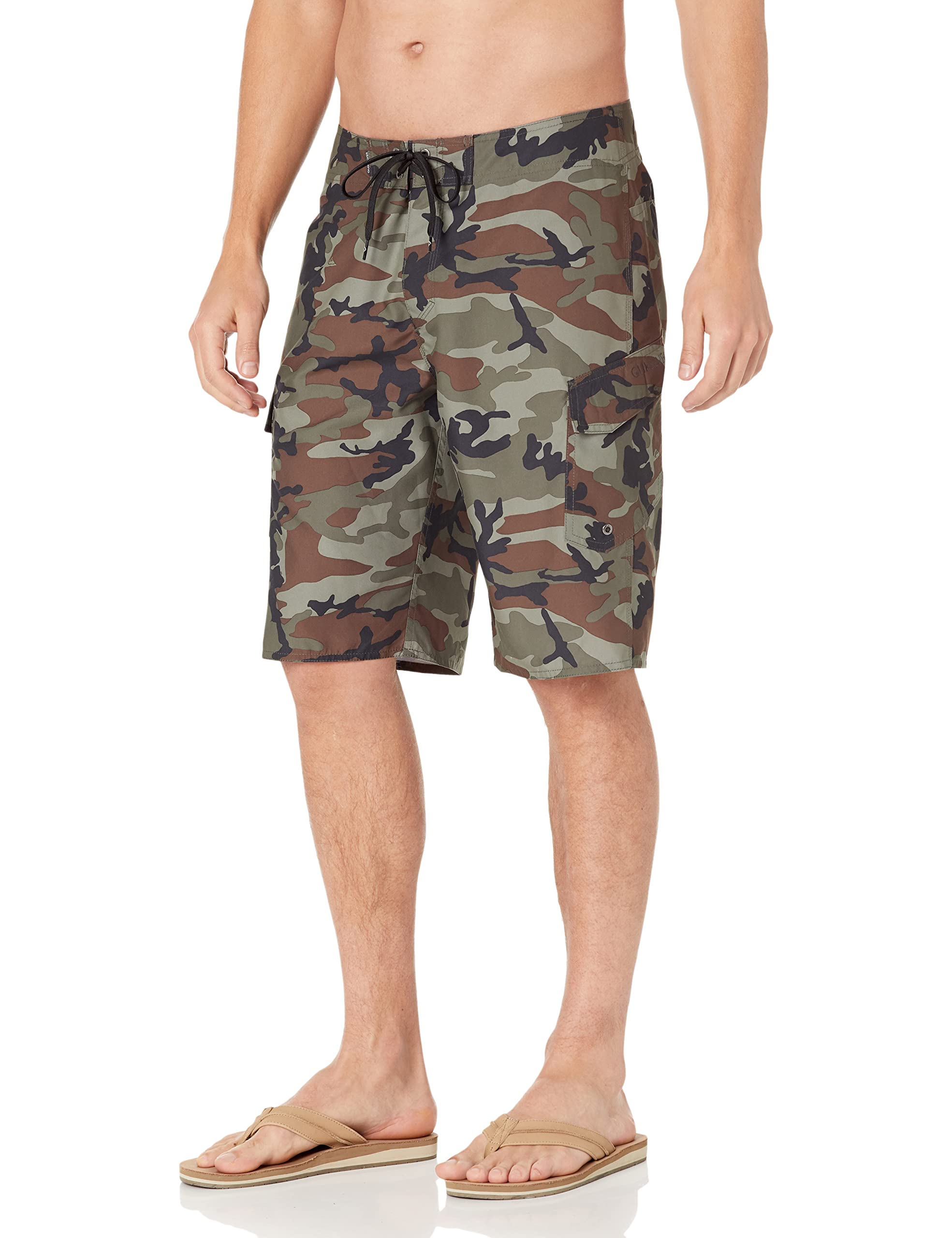 Mens Quiksilver Mens Manic 22 Inch Length Cargo Pocket Boardshort