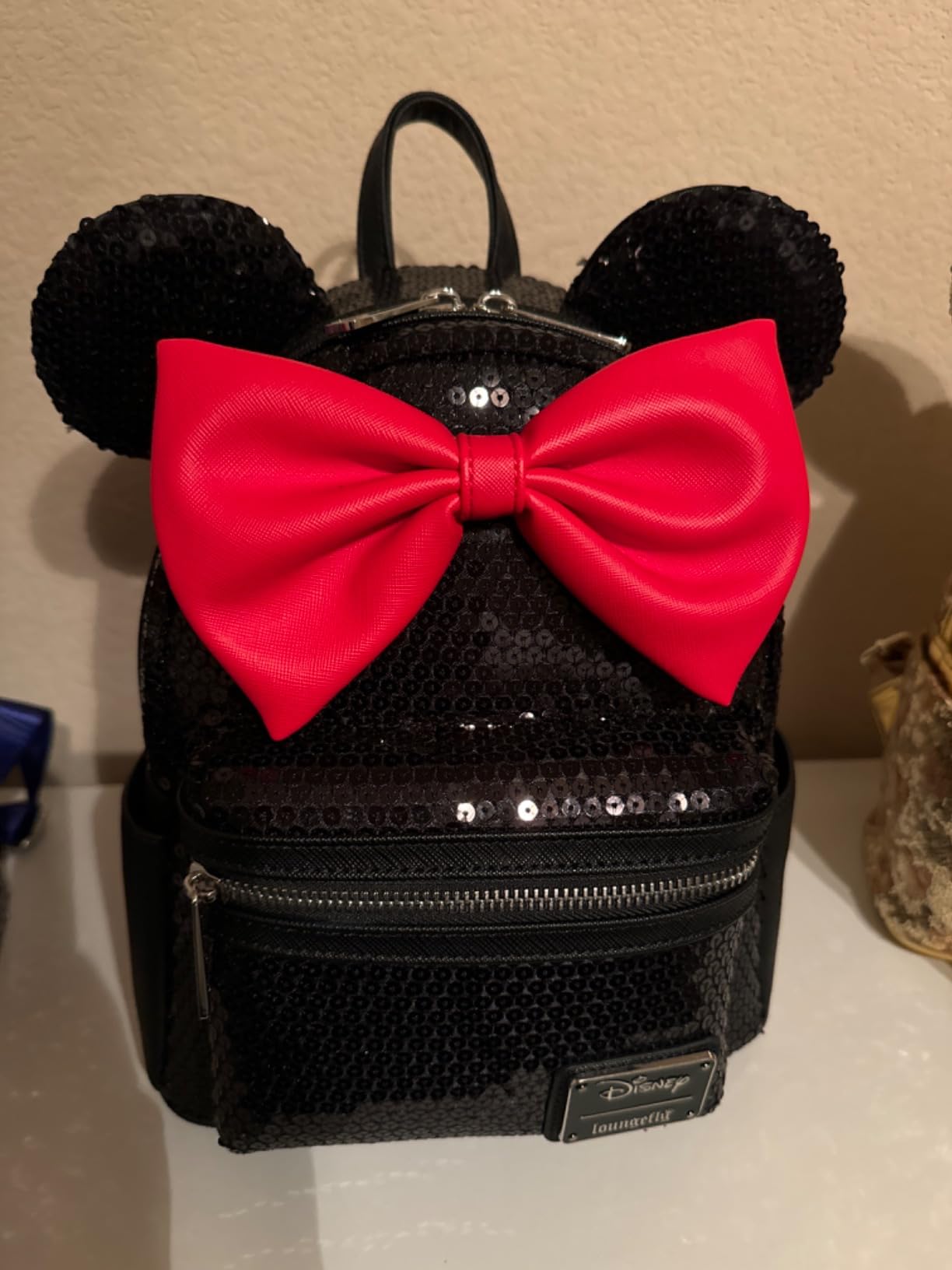 Loungefly Disney Minnie Mouse Black Sequin Womens Angola | Ubuy