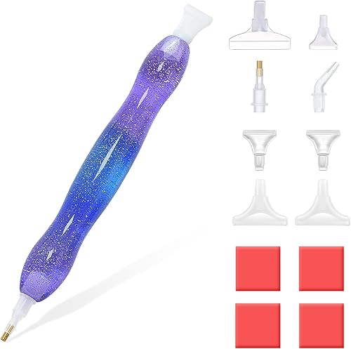 Bolígrafo de arte de diamante, accesorios de herramientas de bolígrafo de pintura de diamante, diseño ergonómico, bolígrafo de punto de diamante con