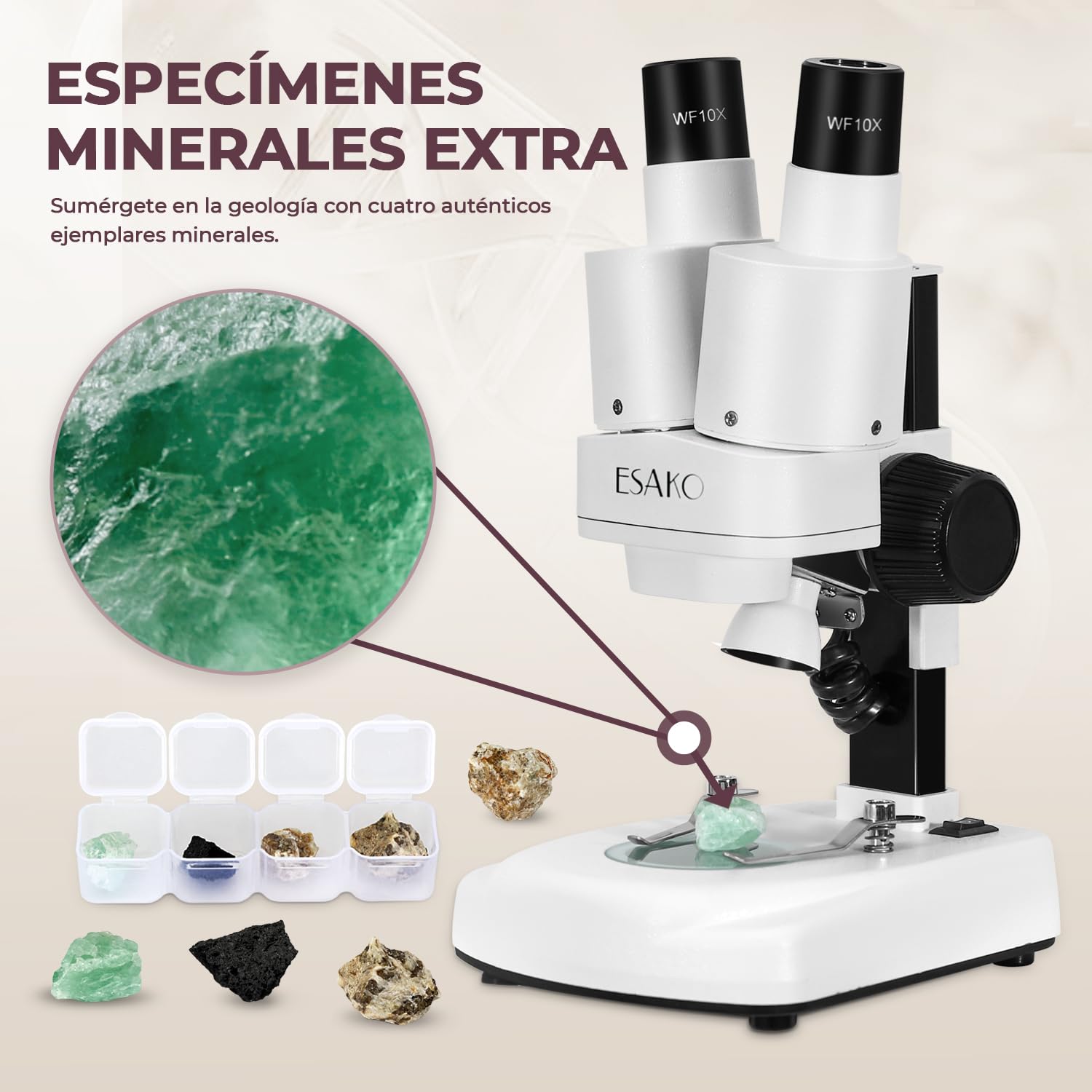 ESAKO Microscopio para niños