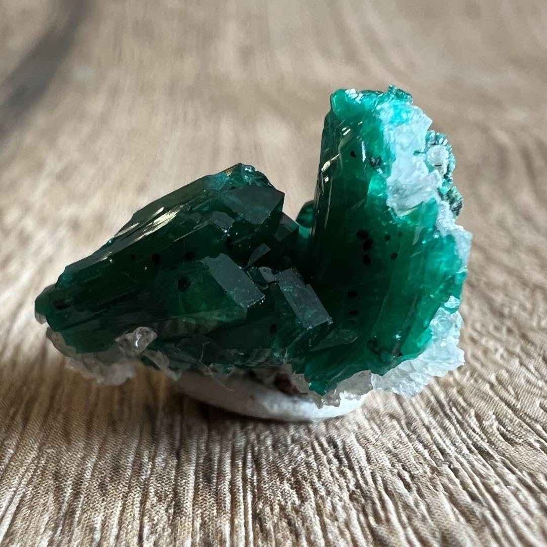 プランヘ石 水晶 共生 鉱物 標本 原石