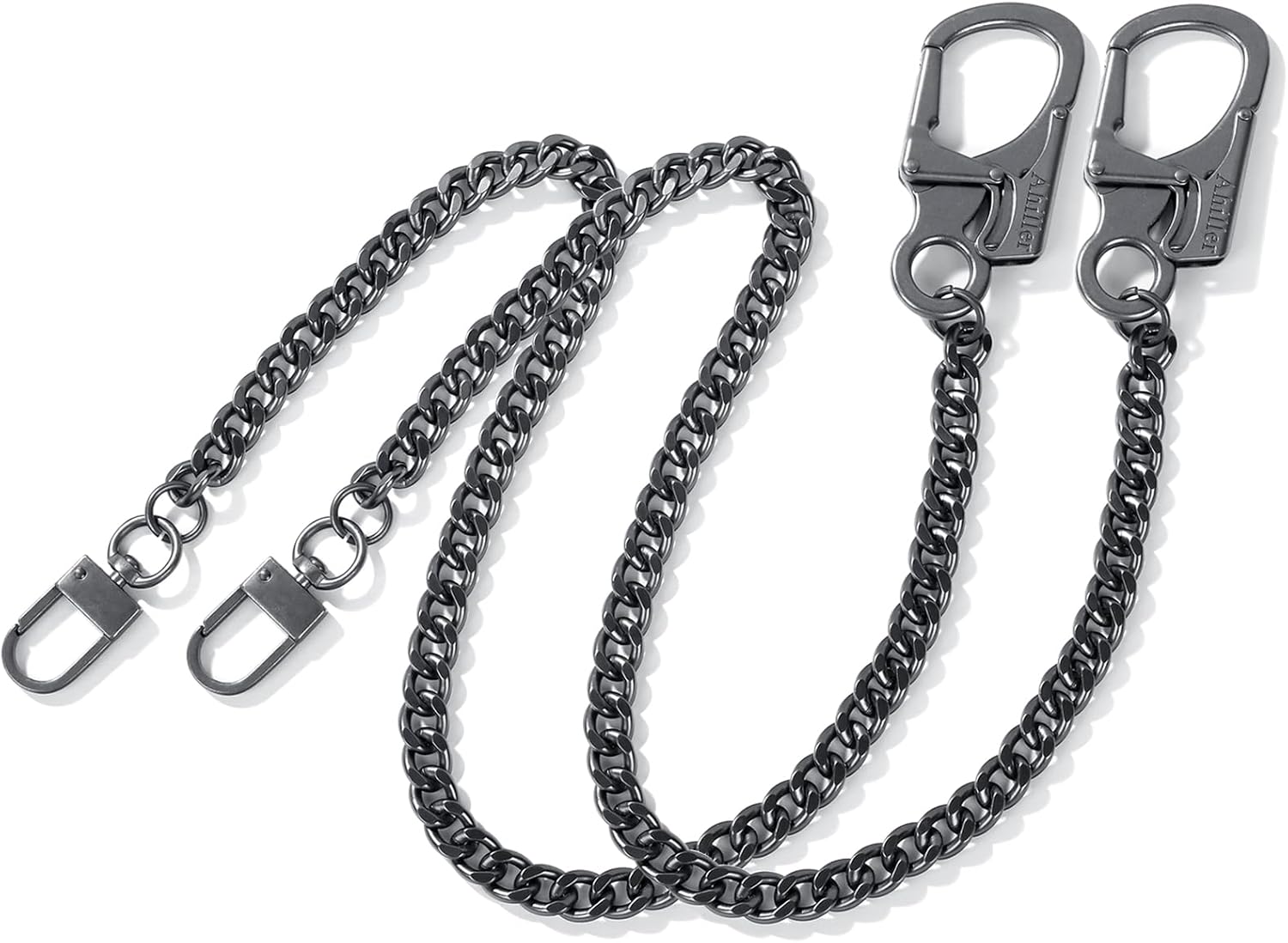 Ahiller Biker Wallet Chain, Heavy Duty Pocket Chain with Round Clasp, Men Chains for Keys, Jeans, Pants, Purse and Handbag