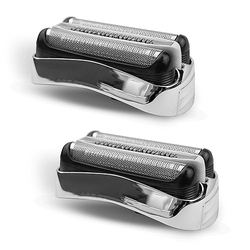 Miniatura 1 de Paquete de 2 cabezales de repuesto 21B S3 en húmedo y seco para afeitadoras eléctricas Braun All Series 3 3040s 300s 310s 3080s, para accesorios de