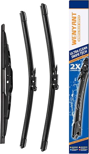 Miniatura 9 de WENYANT 28 + 24 pulgadas compatible con Chevy Chevrolet Cruze 2021 2020 2019 2018 2017 2016 limpiaparabrisas delantero con repuesto de equipo