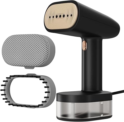 Bartnelli Vaporizador profesional de lujo para ropa elegante y sofisticado vaporizador de viaje para ropa, potente removedor de arrugas con tanque