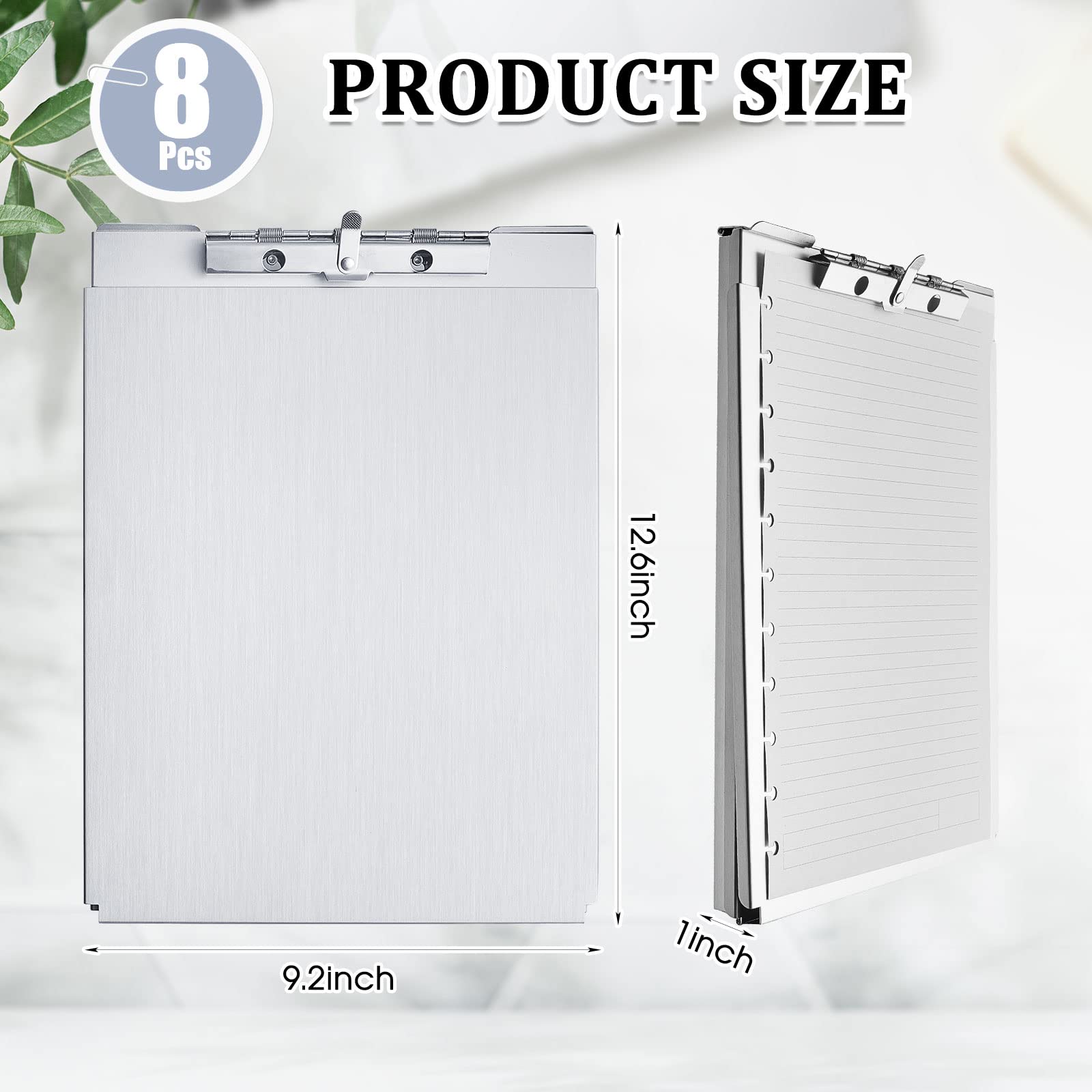 Letter Size Heavy Duty Contractor Clipboard With Dual Storage - View #2