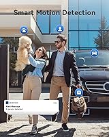 Vista 4 de MUBVIEW 360° Security Cameras Wireless Outdoor,24/7 Wired Outdoor Camera for Home Security,Motion Tracking,5G/2.4G WiFi security camera,Night