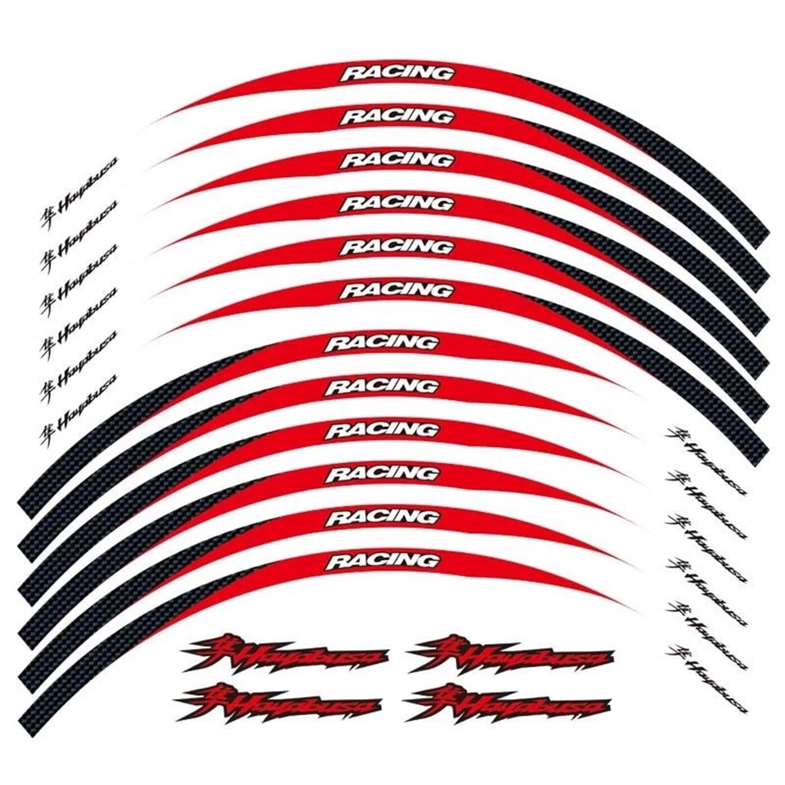 Stickers for Motorcycle Wheels are for Suzuki for Hayabusa Wheel Rim Sticker(Color3)