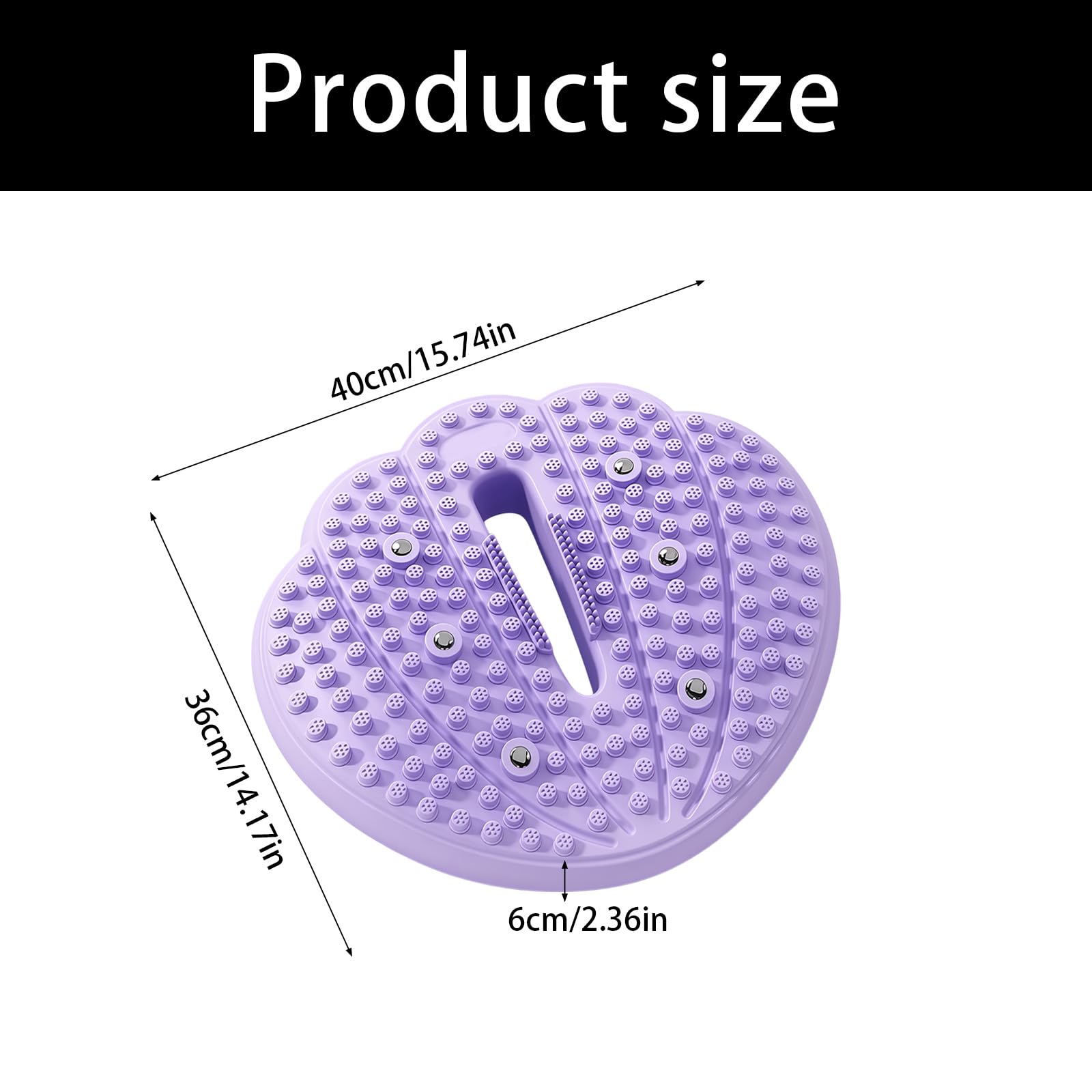 Tappetino massaggiante per piedi con urti ergonomici e design pieghevole salvaspazio per comodità tappetino gonfiabile per massaggio ai piedi