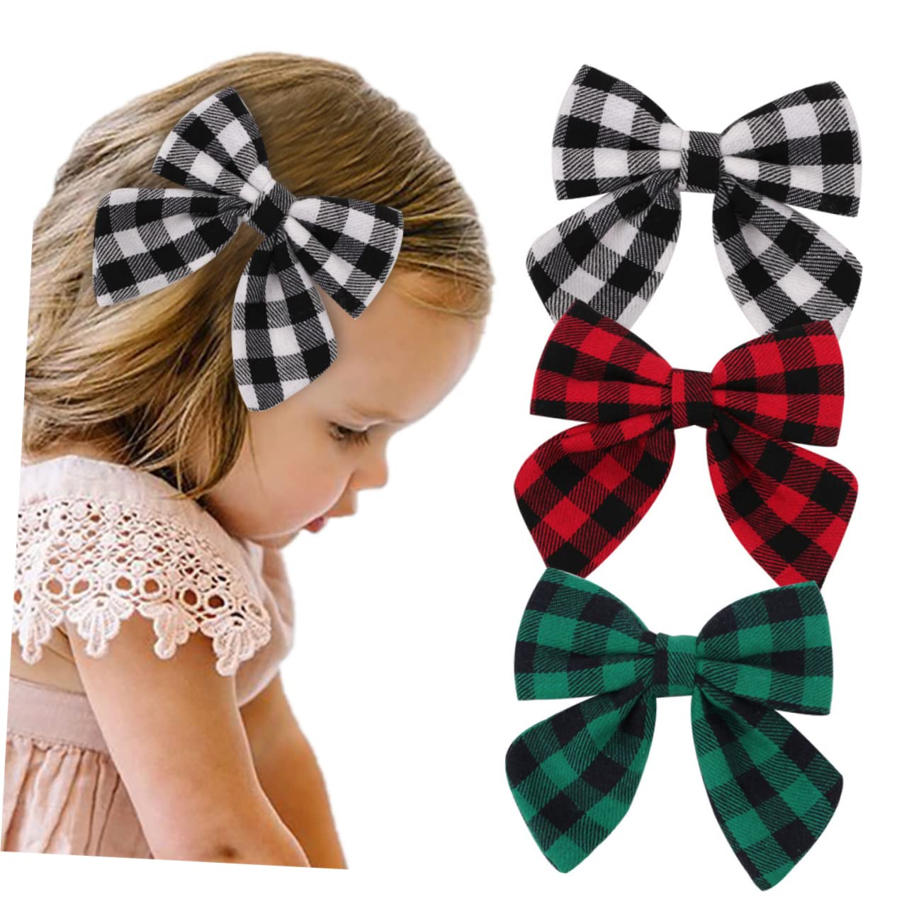 TOYANDONA 15pezzi Fermagli Per Fiocco Per Bambine Accessori Clip Eleganti e Leggere Per Acconciature Di Tutti Giorni