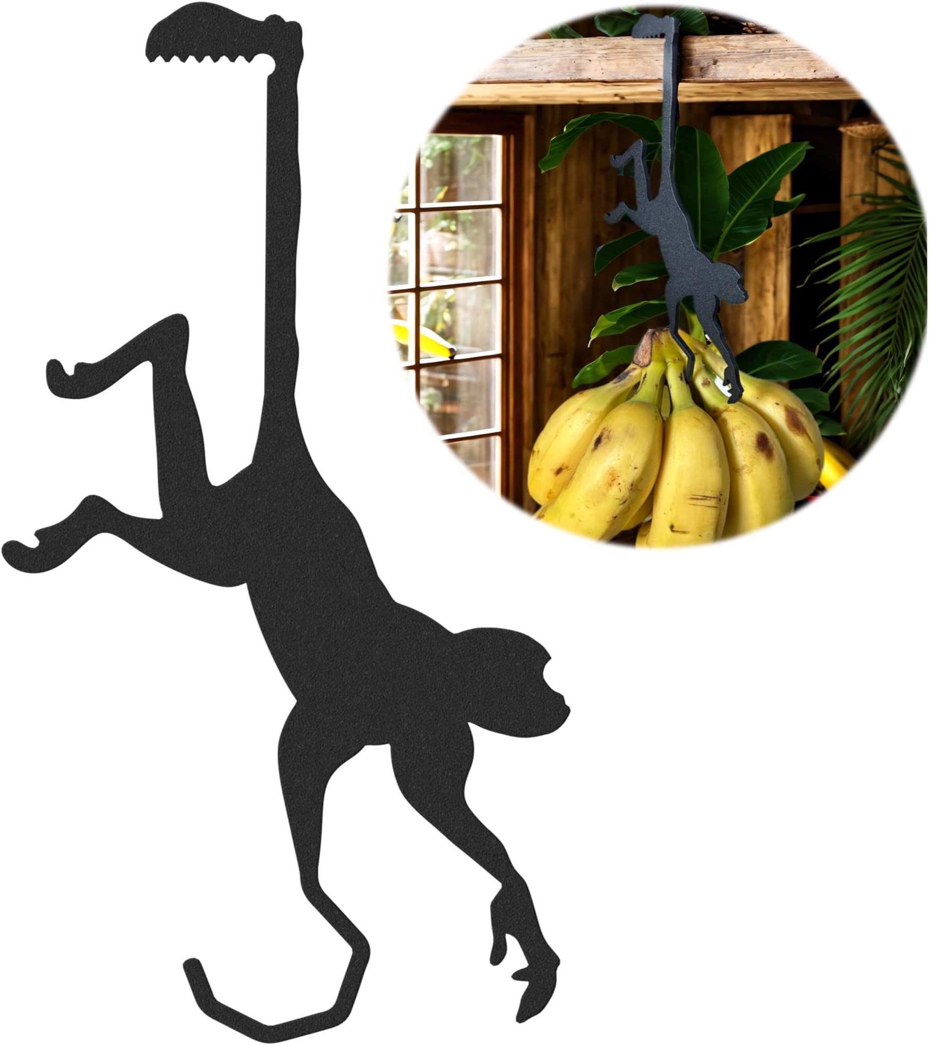 Cobata Solid Metal Banana Hanger-Keeps Bananas Fresh