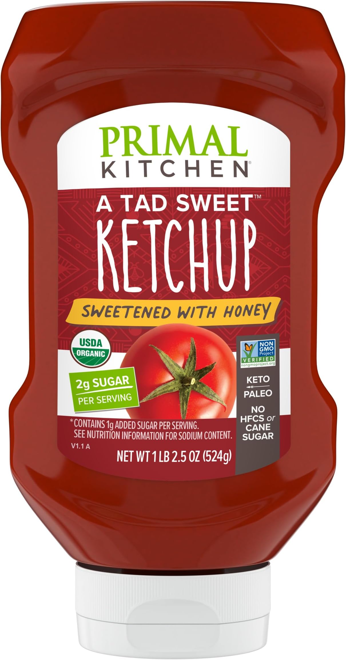 Organic Tad Sweet Ketchup, 18.5 OZ