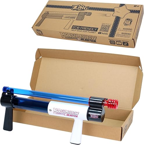 Miniatura 2 de Zing Lanzador de acción de bomba de malvavisco lanza hasta 30 pies, a partir de 8 años (embalaje ecológico)