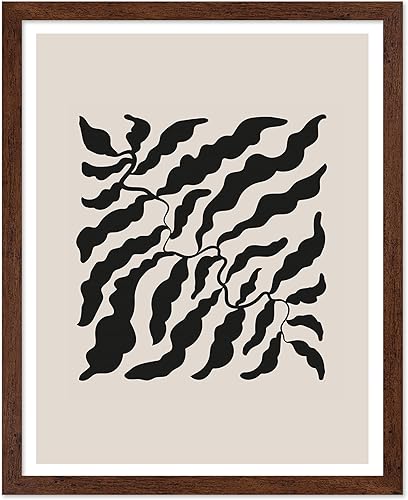 Miniatura 21 de Monem Art - Póster de formas aleatorias, impresión geométrica retro, arte abstracto, arte moderno de mediados de siglo, arte en blanco y negro, arte