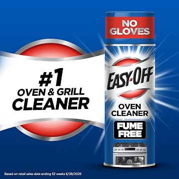 Easy-Off Fume Free Oven Cleaner Foam, Removes Grease & Burned-On Food, For Ovens, Air Fryers & More 14.5oz