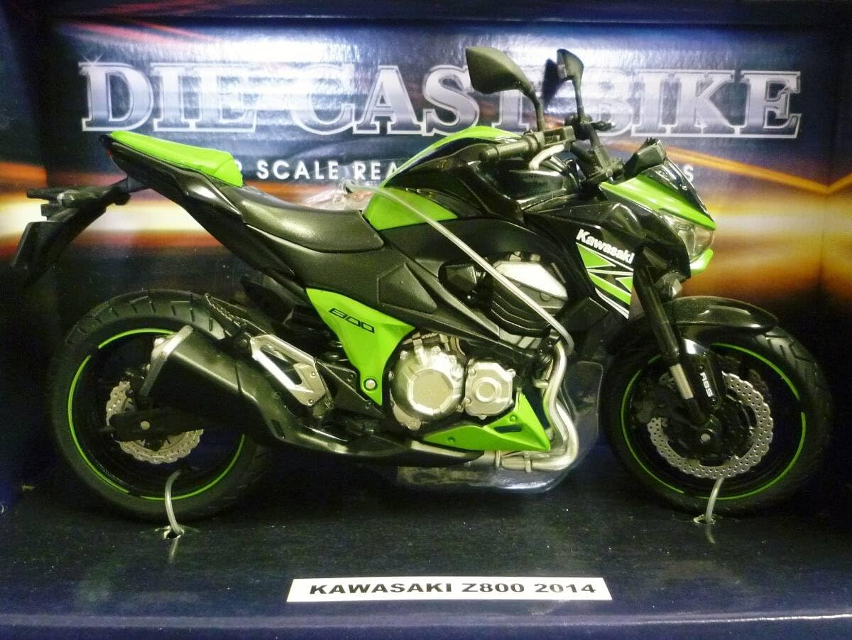 Amazon | 1/12 カワサキ Z800 Z 800 グリーン 2014 ☆ 川崎重工 正規