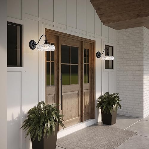 Miniatura 2 de HDDFL Lámpara de pared moderna para dormitorio, color negro mate, accesorios de iluminación para puerta, para sala de estar, pasillo, pasillo