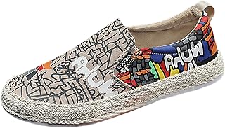 MEIYOUMK - Basquetas para hombre, color blanco, zapatos de lona para hombre, primavera y otoño, fundas planas transpirables y casuales, con zapatos casuales de lino