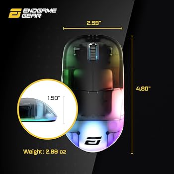Amazon.com: ENDGAME GEAR XM1 RGB Gaming Mouse, Programmable