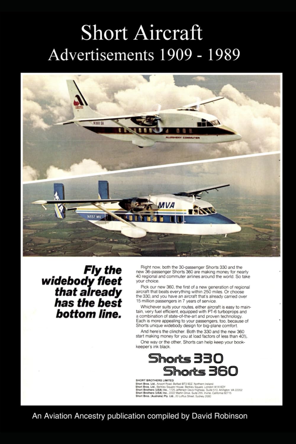 Short Aircraft Advertisements 1909 - 1989 (British Aircraft Industry Adverts 1909-1980)
