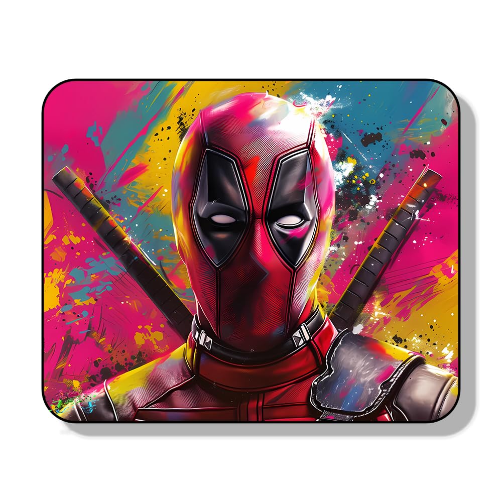 BATTEL BUDDY Mouse Pad 220X180X3mm Gaming Mouse Pad, Non-Slip Rubber Base, Best Surface, Waterproof, Premium-Textured (Deadpool) (Design 4) (B0D8SZLCNX) Amazon Price History, Amazon Price Tracker