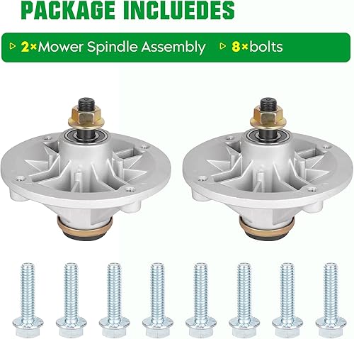 Vista 5 de Youxmoto Conjunto de husillo de cubierta de 42 pulgadas 110-6866 117-1192 apto para Toro Timecutter Z4200 Z4202 Z4220 Z4235 Z5020 paquete de 2