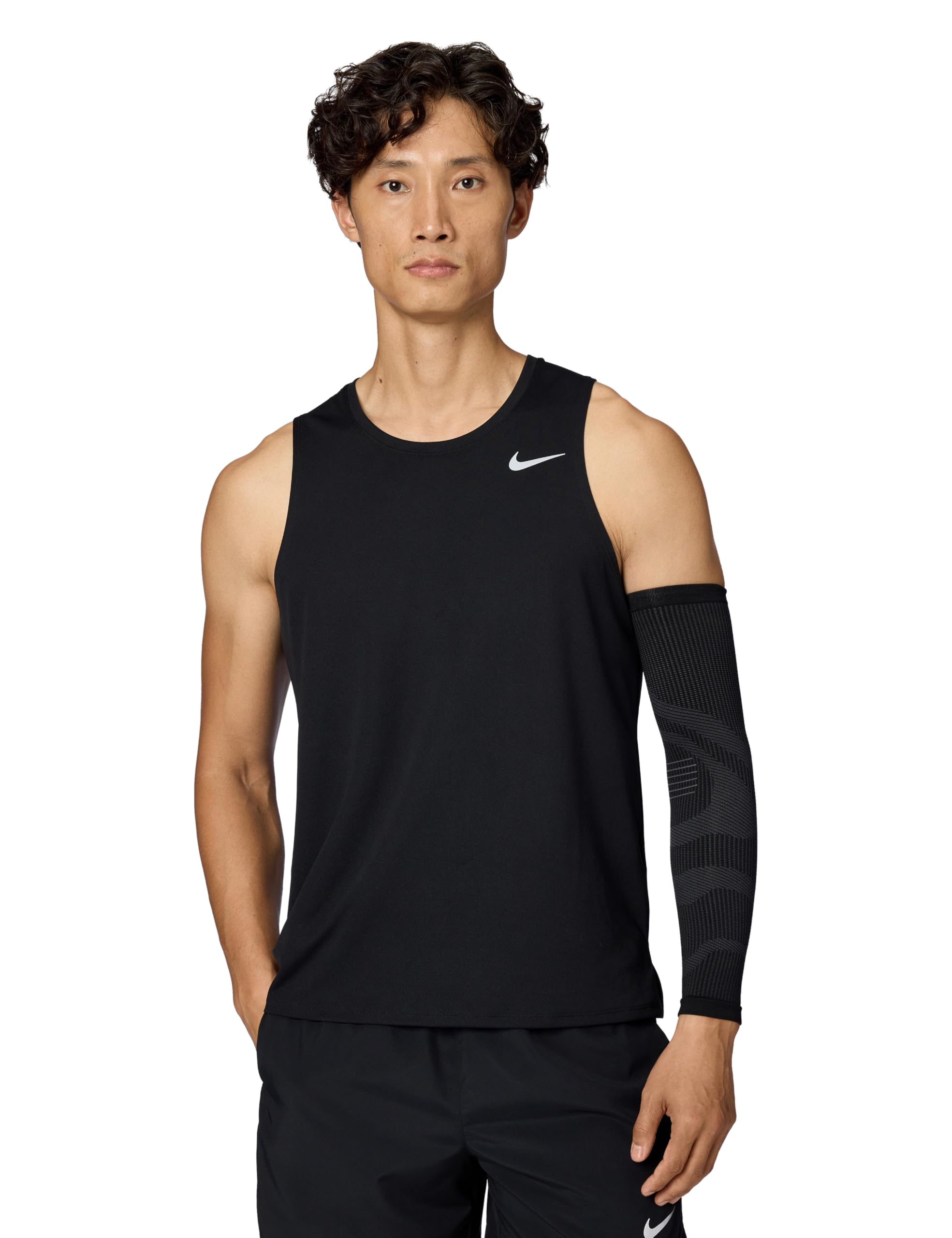 Nike Dri Fit Miler Singlet Black