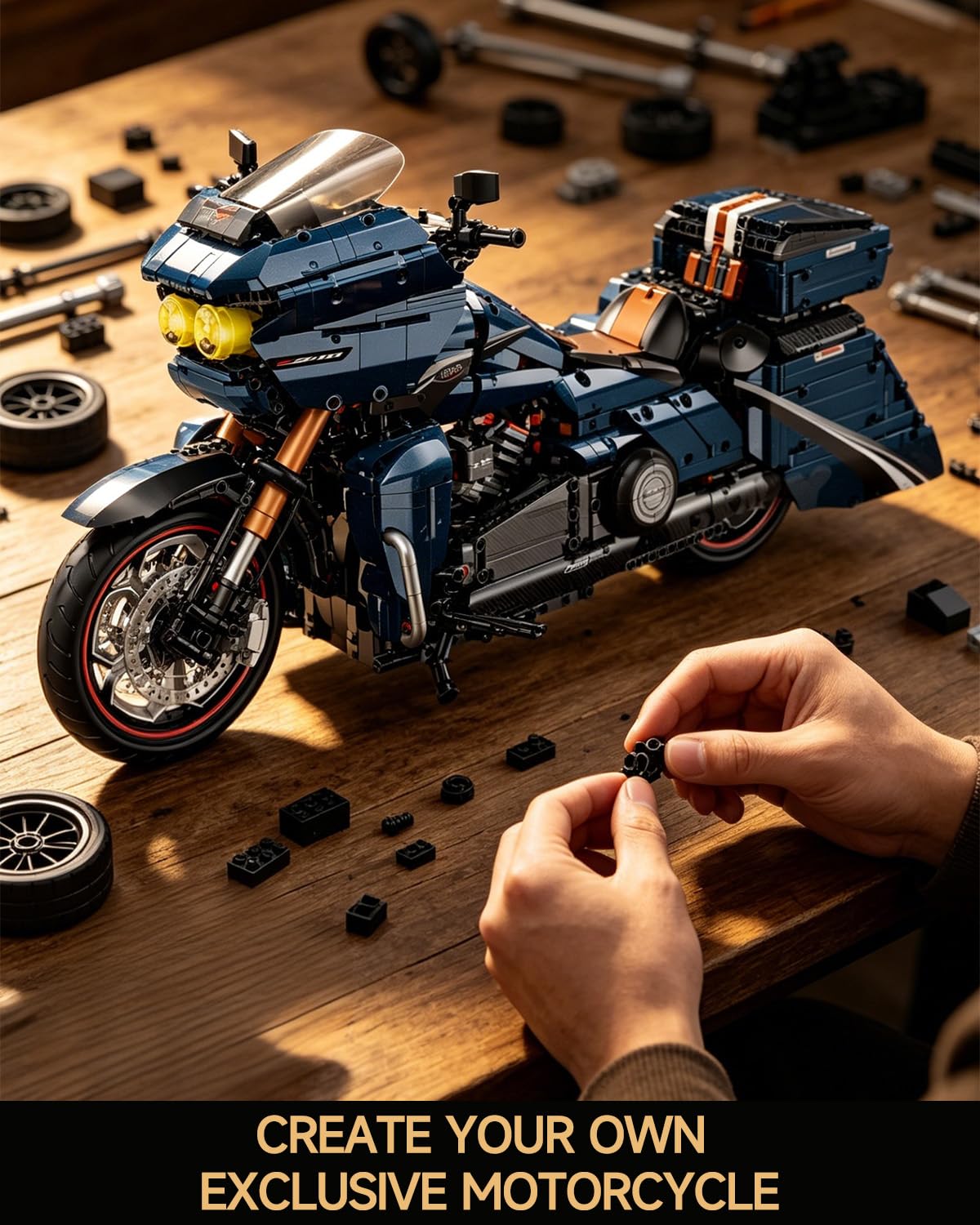 Cruiser - Modellino di motocicletta per adulti