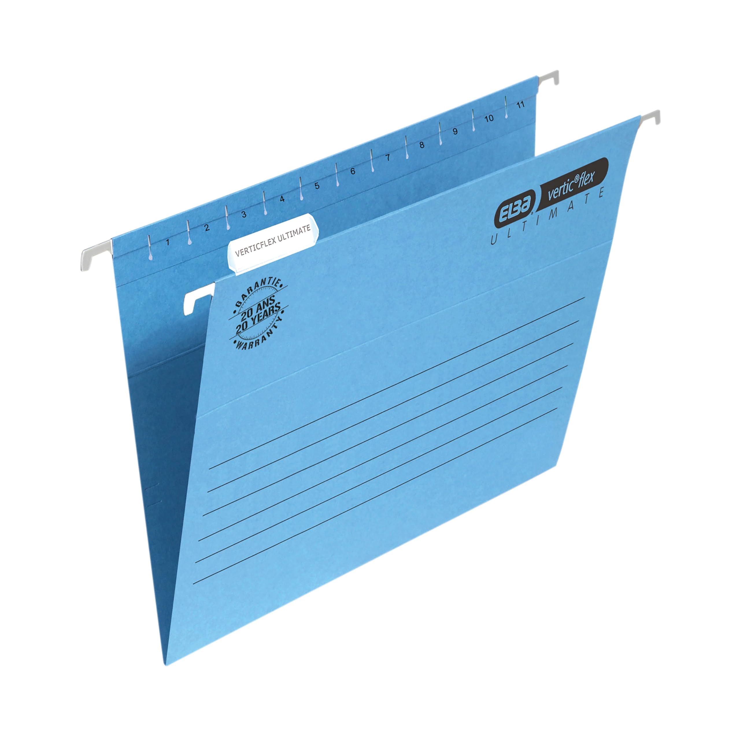 Elba Verticflex Hängemappe Manila 240 g/m² A4 25 Stück blau