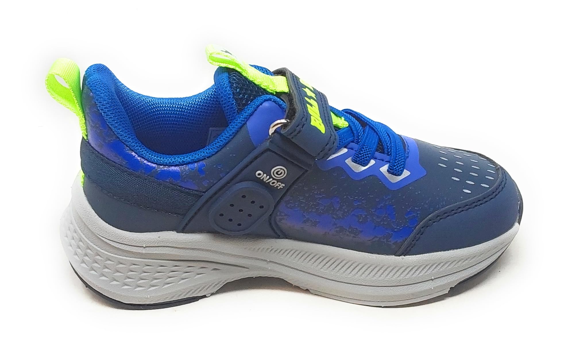 Bull Boys Zapatos para niño DNAR5272 Huracán Rex, azul con dinosaurio, audio activable, con , suela amortiguada