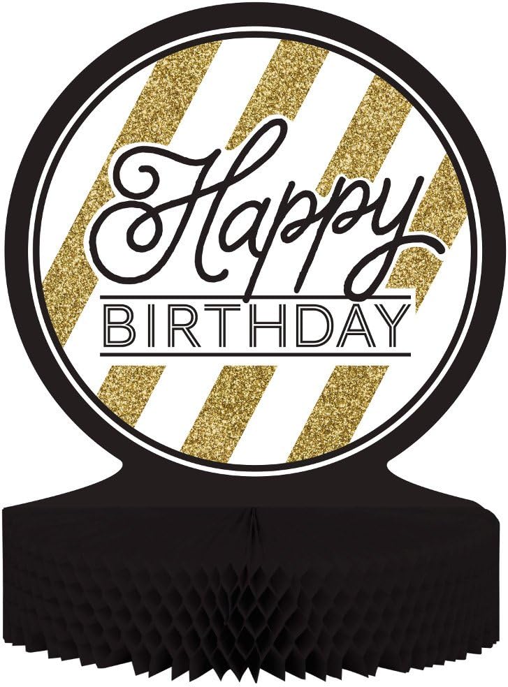 Pack of 6 Happy Birthday Honeycomb Party Centerpiece Decoration 13"