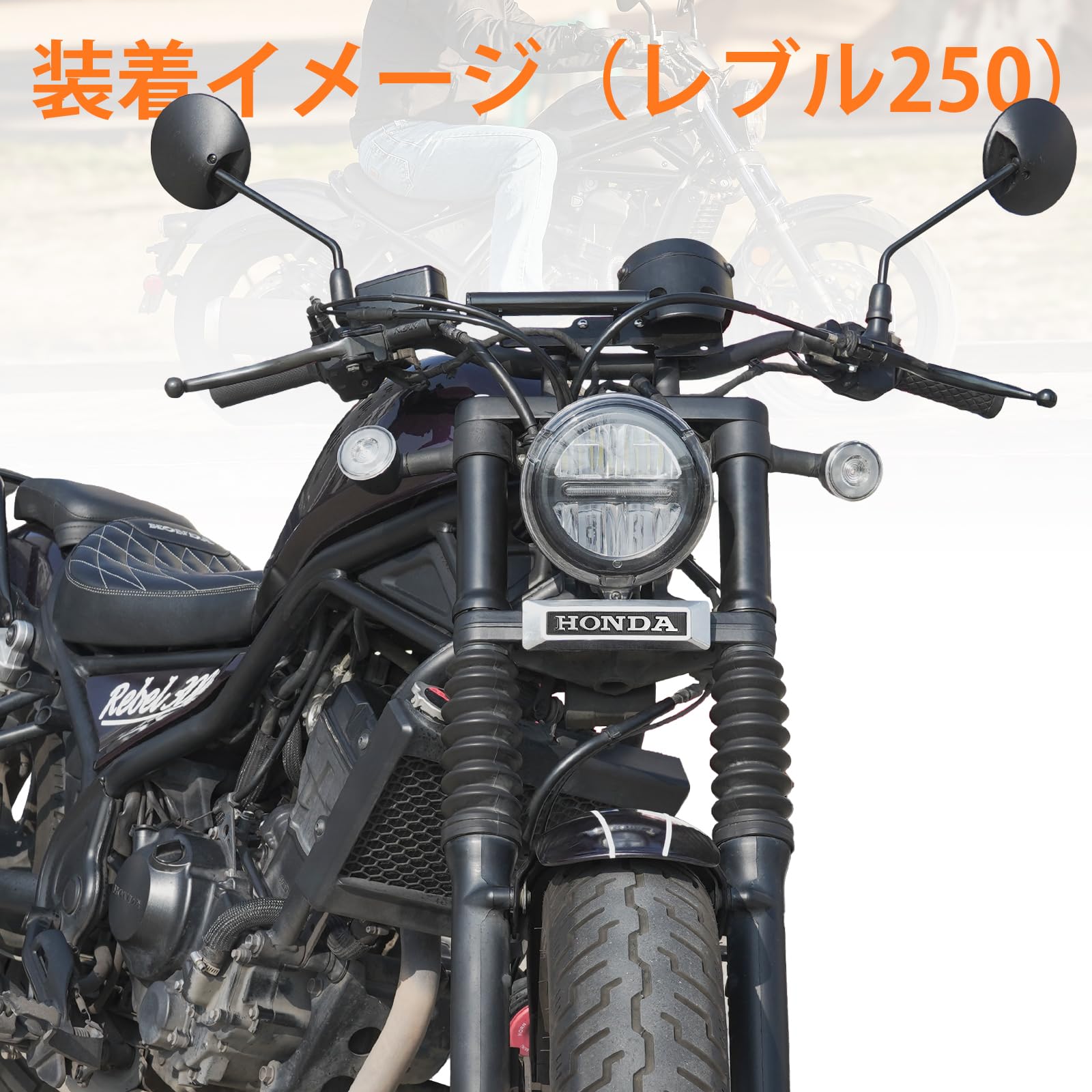 Amazon | TOURI&TORI フロントフォークエンブレム レブル250/500/CL250