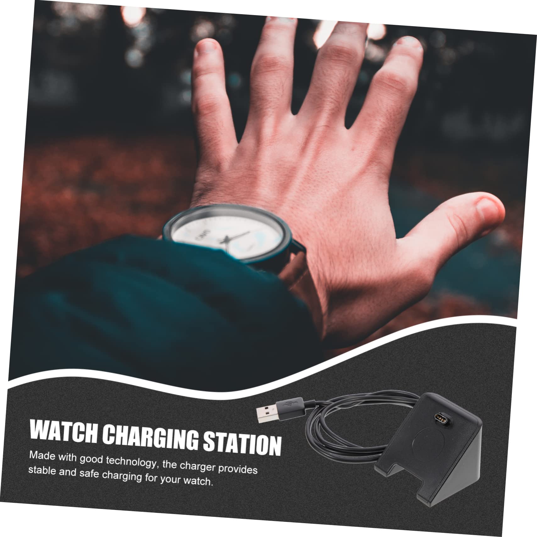 HEMOTON 5 Pezzi 5/5s/245 Smartwatch Cavo Caricabatterie Stazione Di Ricarica Orologio Facile Da Usare Per Viaggi Di Lavoro