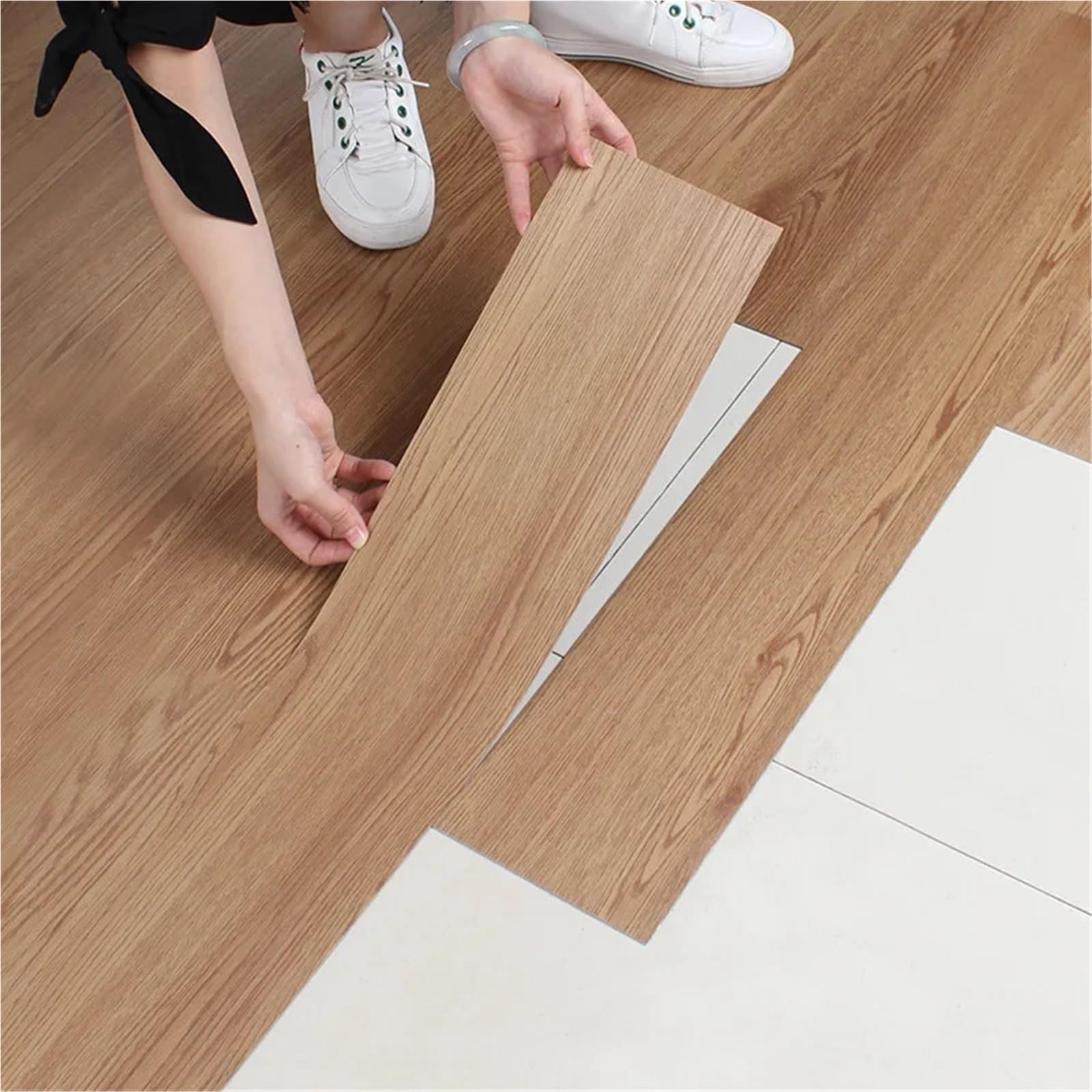 Adesivi for pavimenti con venature del legno 10pz