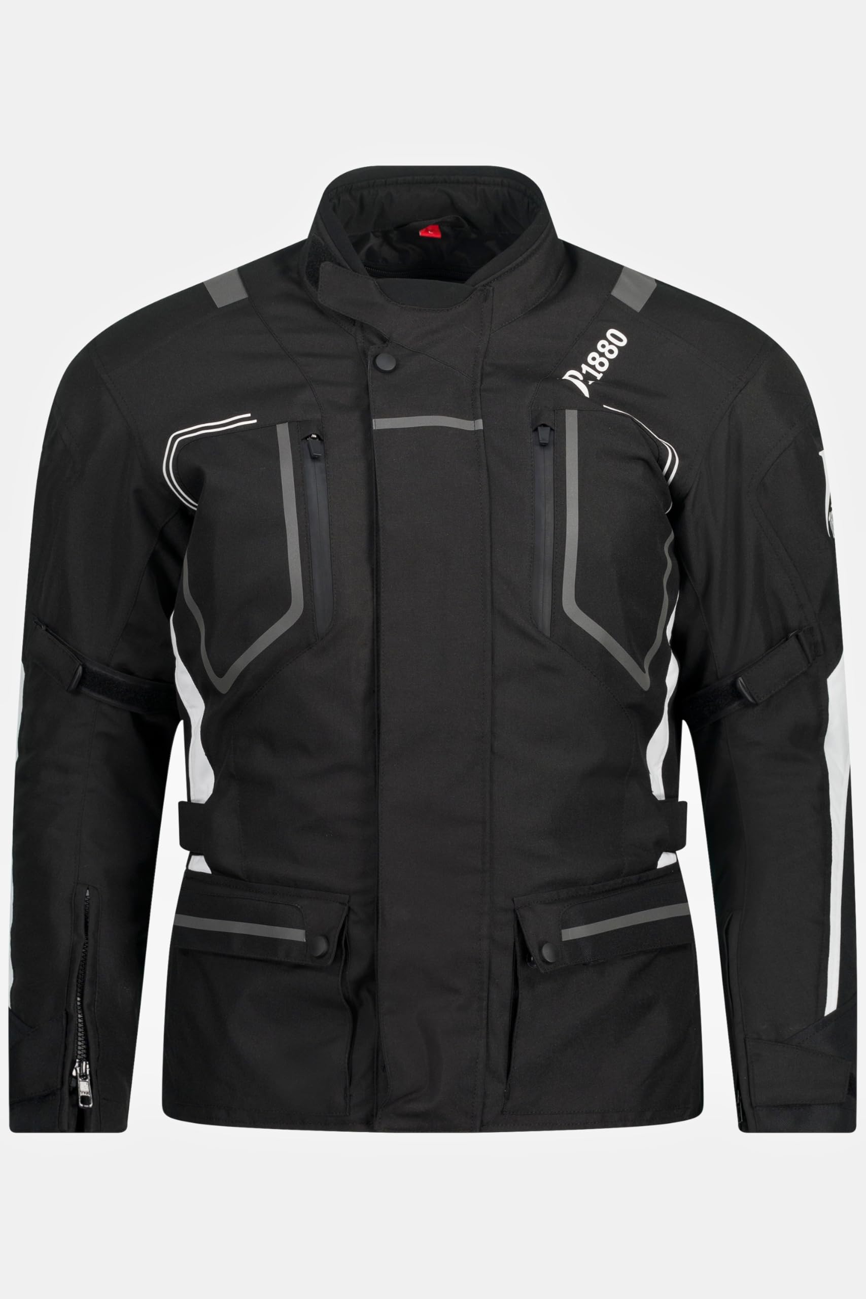 JP 1880 Herren große Größen Übergrößen Menswear L-8XL Motorrad-Jacke, Soft Protektoren, Reflex Einsätze 814192