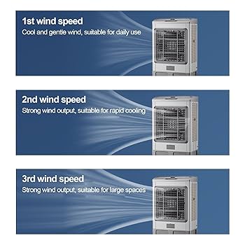 【送料込】Air cooler 【新蓄冷材３本付き】首振りあり キャスター付き 送料込】Air cooler 【新蓄冷材3本付き】首振りあり キャスター