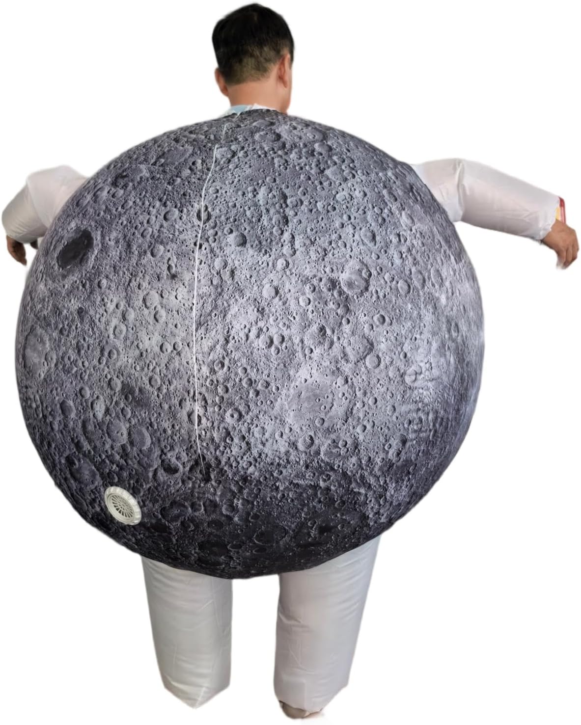 Halloween Inflatable Planet Costume for Adults Moon Mascot Costume Full-Body Planet Cosplay Suit for Halloween, Christmas,Carnival - Image 5