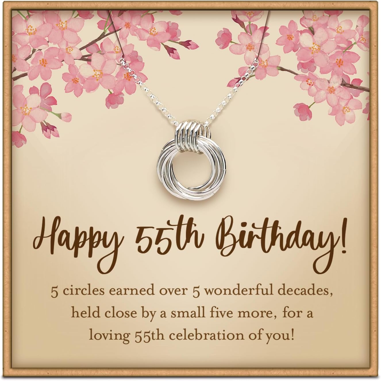 55th Birthday Gifts for Women - 925 sterling silver