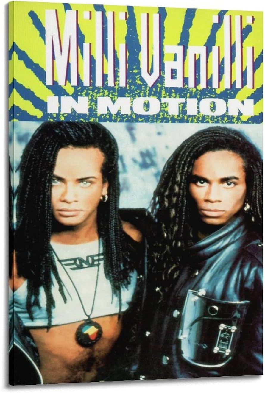 Milli Vanilli Posters Rapper Music Signed Limited Posters Album Cover Prints Posters Canvas Wall Art Room Aesthetic Posters Music Classroom Bedroom Wall Decor Art 24x36inch(60x90cm) Frame-style Milli Vanilli Posters Rapper Music Signed Limited Posters Album Cover Prints Posters Canvas Wall Art Room Aesthetic Posters Music Classroom Bedroom Wall Decor Art 24x36inch(60x90cm) Frame-style