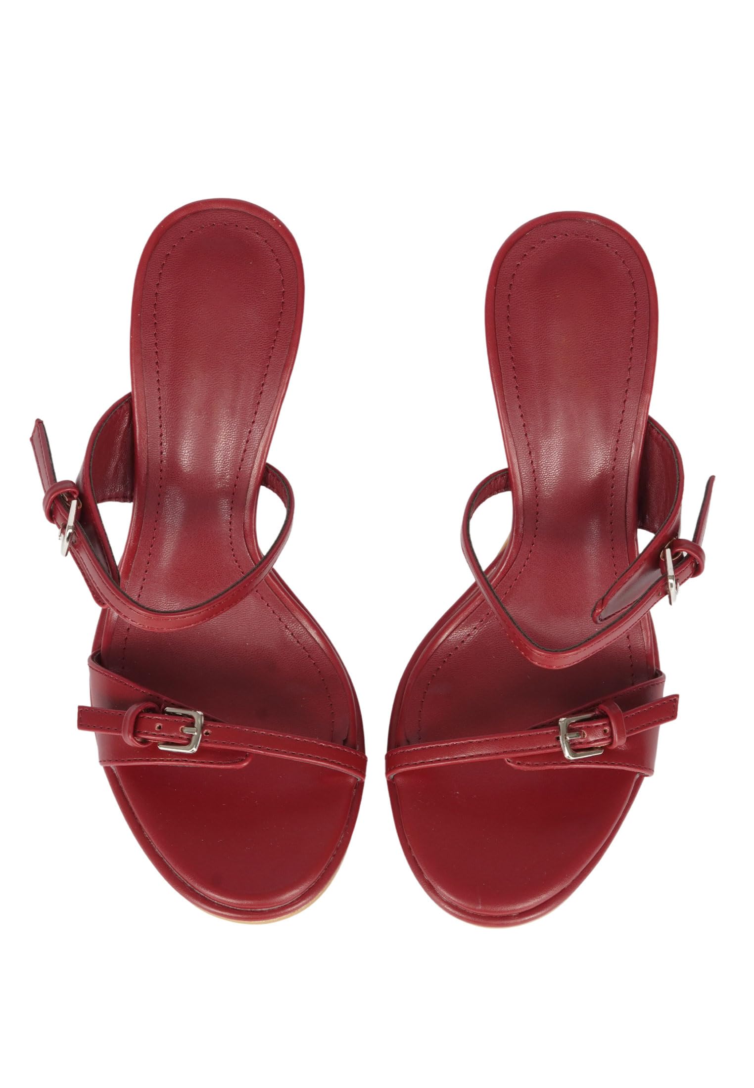 Ciabalù Sandali Donna Estive Eleganti con Tacco a Spillo 9cm Sandalo Sabot con Cinturino alla Caviglia Antiscivolo Sottopiede Morbido
