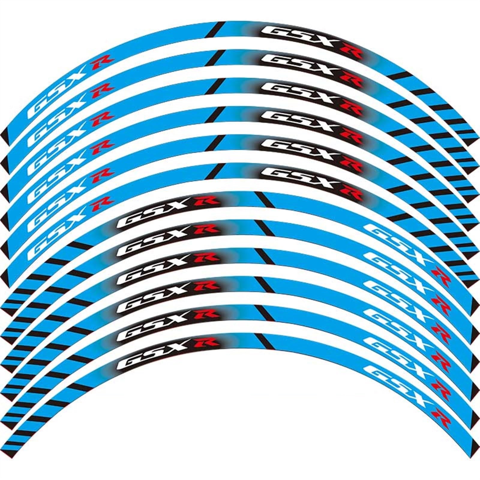 Applique Motorcycles Reflective Sticker for S&uzuki for GSXR 250 400 600 1000 750 for GSXR1000R for GSXR1000 for GSXR600 750(A1)
