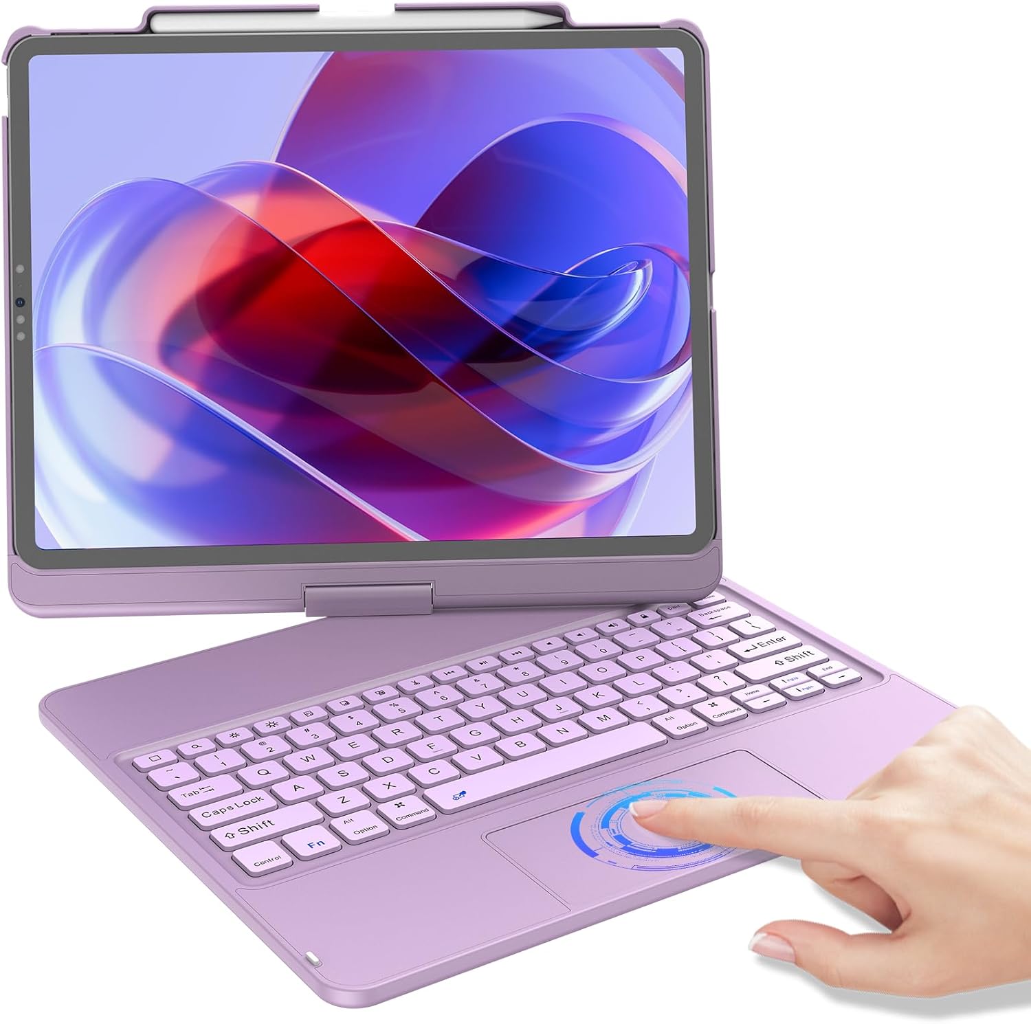 iPad Pro 12.9 Keyboard Case, Touch Keyboard Case for iPad Pro 12.9 inch