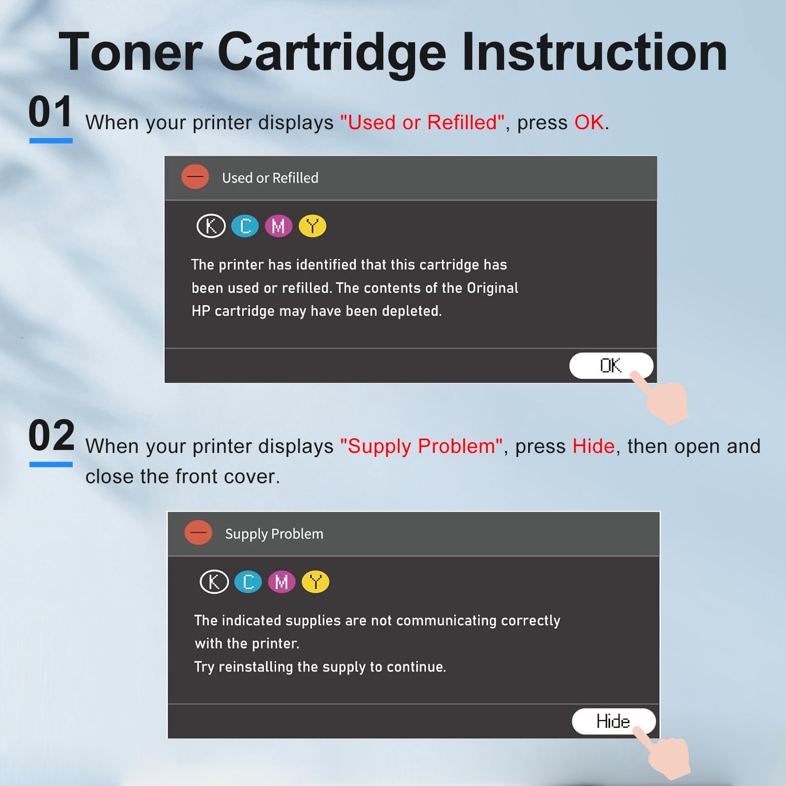 218A 218X Toner Replacement for HP 218A Toner Cartridges 4 Pack - W2180A 218X W2180X for 3301FDW Toner High Yield to use with HP Color Laserjet Pro MFP 3301FDW 3301CDW 3301SDW| 3201DW, NO CHIP(4 Pack)
